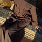 Cinched Co Ord | Dark Brown