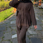 Cinched Co Ord | Dark Brown