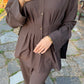 Cinched Co Ord | Dark Brown