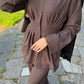 Cinched Co Ord | Dark Brown