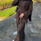 Cinched Co Ord | Dark Brown