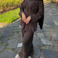 Cinched Co Ord | Dark Brown