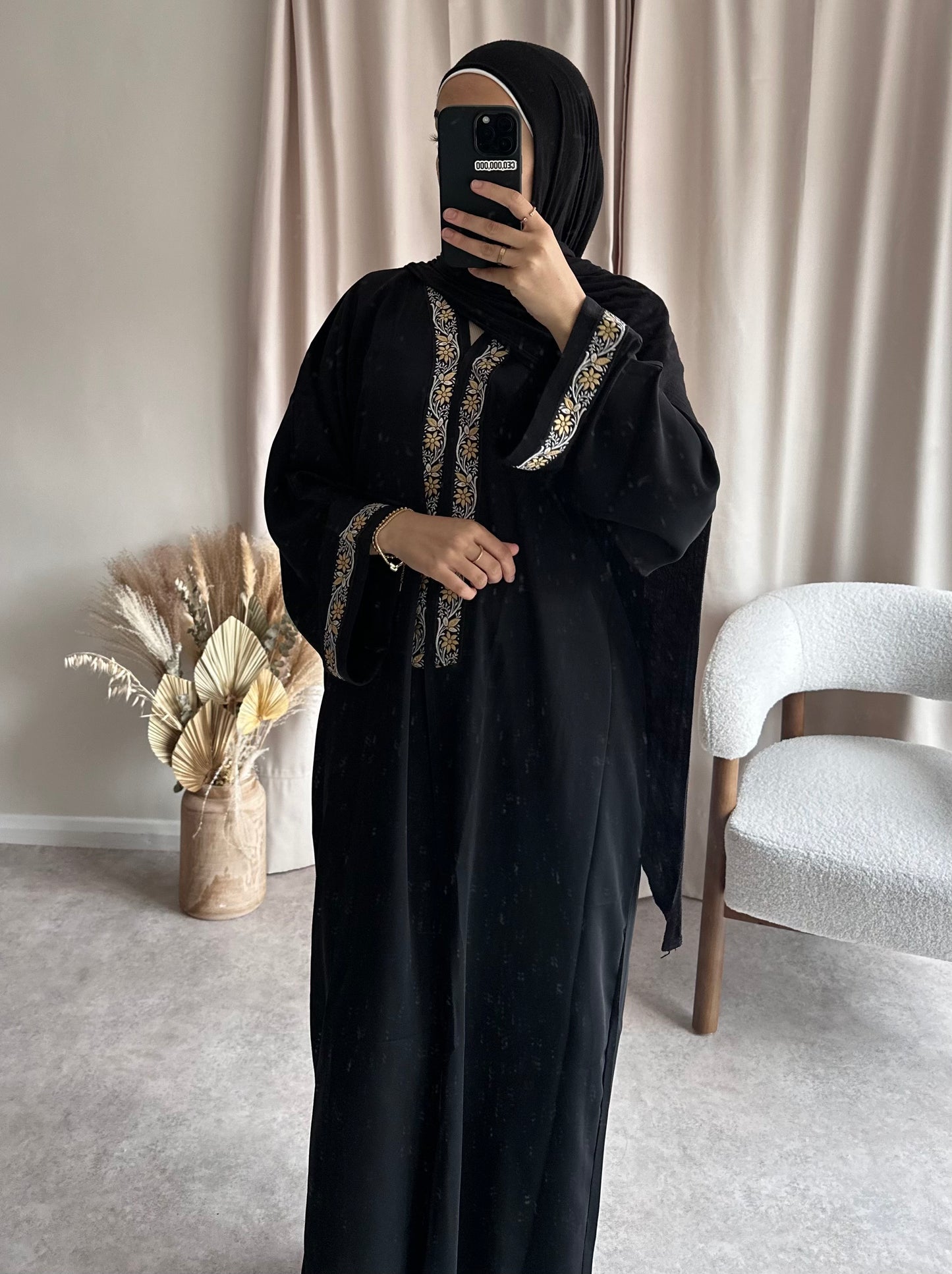 'FLORAL ABAYA'