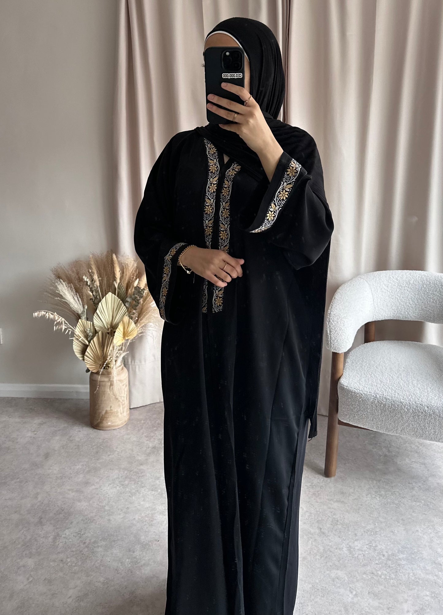 'FLORAL ABAYA'