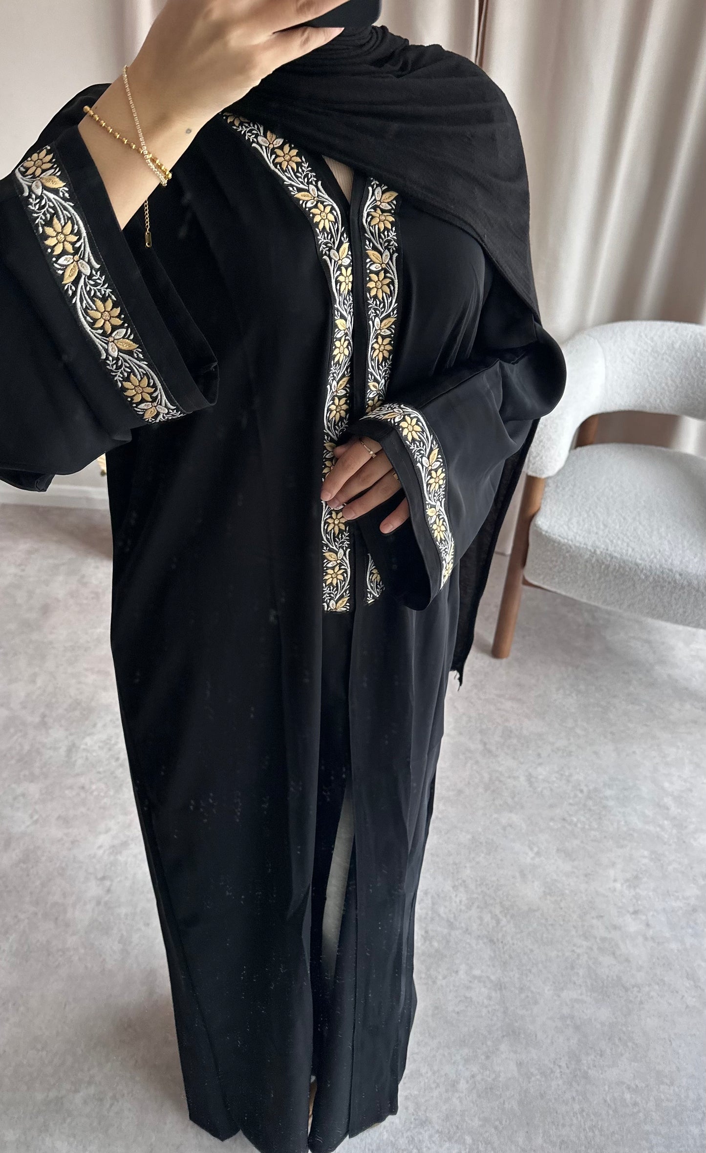 'FLORAL ABAYA'