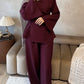 RUCHED SET | Maroon