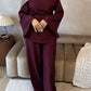 RUCHED SET | Maroon