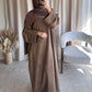 'SUEDE SWEATER DRESS'