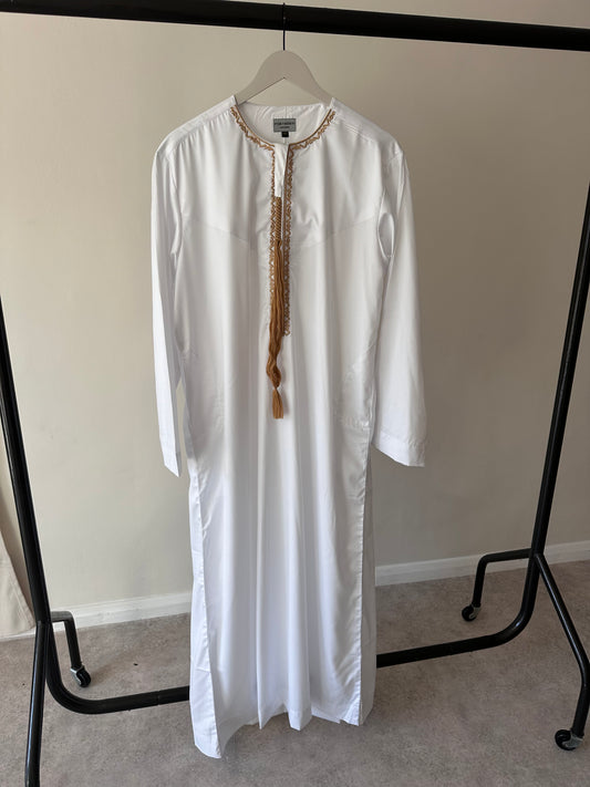 'OMANI TASSEL THOBE- SILK'