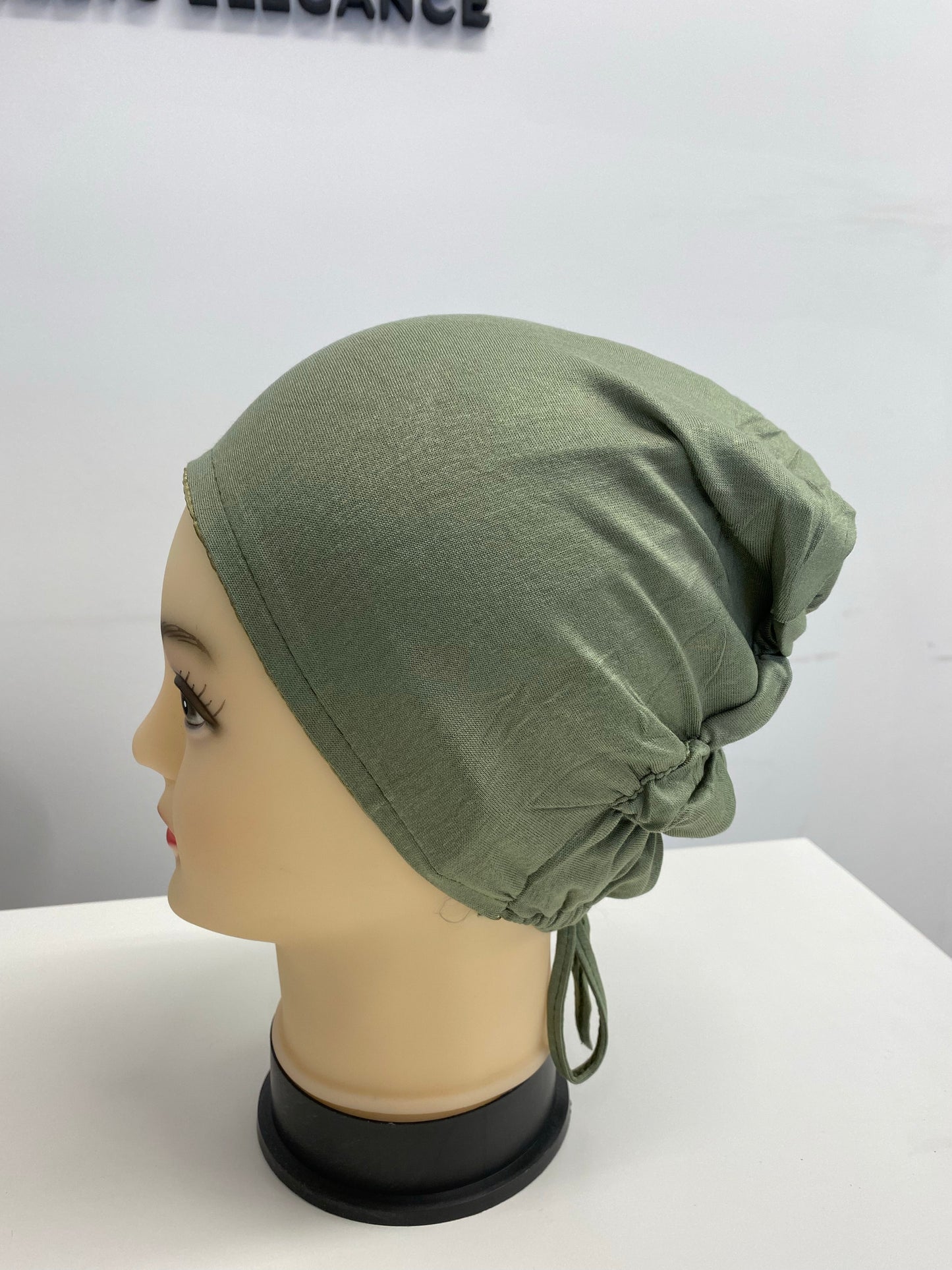 'SATIN LINED HEADCAP'